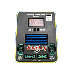 Powerbox systems power box baselog jr including 2 x patchleads jr/futaba