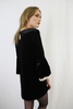 CORINNE - BLACK VELVET FLOATY DRESS