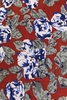 CORINNE - RUST NAVY FLORAL FLOATY DRESS