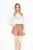 AMELIA - ORANGE DOT SHORTS