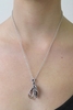 HAWK - CLEAR SILVER NECKLACE