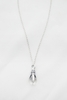 HAWK - CLEAR SILVER NECKLACE