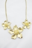 HIBISCUS - GOLD NECKLACE