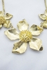 HIBISCUS - GOLD NECKLACE