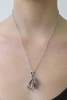 REPTCLAW - CLEAR SILVER NECKLACE