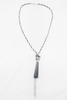 HEX - BLACK SILVER NECKLACE