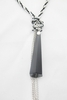 HEX - BLACK SILVER NECKLACE