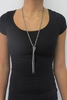 HEX - BLACK SILVER NECKLACE