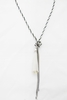 HEX - CLEAR SILVER NECKLACE