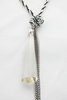 HEX - CLEAR SILVER NECKLACE