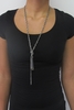HEX - CLEAR SILVER NECKLACE