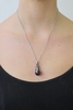 HAWK - RED SILVER NECKLACE