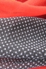 DUALITY - BLACK AND RED SCARF