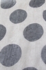 POLKA - GREY AND BLACK SCARF