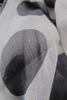 POLKA - GREY AND BLACK SCARF