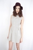 LUCY - IVORY AND BLACK DOT DRESS