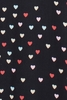 DASHA - MULTI COLOUR HEARTS ON BLACK DRESS