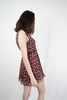 DASHA - MAROON DAISY DRESS