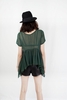 MOLLY - FOREST GREEN TOP