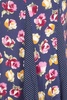 JEMIMA - MUSTARD AND BURGANDY ROSE PRINT WITH MINI DOT DRESS