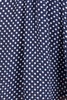 GINA - NAVY WITH IVORY DOT DRESS