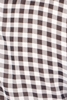MADISON - BLACK AND IVORY GINGHAM BLOUSE