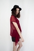 MOLLY - MAROON TOP