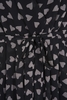 CAMILLA - BLACK WITH GREY HEARTS PLAYSUIT