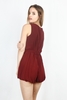CAMILLA - MAROON PLAYSUIT