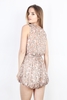 CAMILLA - NUDE MIXED GARDEN FLORAL PLAYSUIT