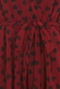 CAMILLA - MAROON WITH BLACK HEARTS PLAYSUIT