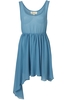 MADDY - TURQUOISE BLUE CHIFFON DRESS