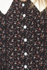 CLEO - IVORY AND RUST DITSY FLORAL PLAYSUIT