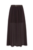 MAGGIE - PLUM CHIFFON SKIRT