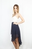 ARIYA - NAVY WITH IVORY DOT PRINT SKIRT