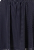 ARIYA - NAVY WITH IVORY DOT PRINT SKIRT