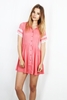 EVIE - CORAL SHIRT DRESS