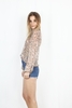 FELICITY - NUDE FLORAL BLOUSE