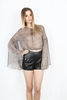 PRILLY - MINK BLACK WALLPAPER TOP