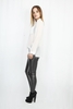 CELINE - GUNMETAL METALIC LEGGINGS