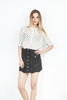 ADELE - BLACK FAUX SUEDE SKIRT