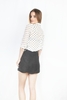 ADELE - BLACK FAUX SUEDE SKIRT