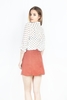 ADELE - ORANGE FAUX SUEDE SKIRT