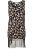 EMMA - BLACK MIXED GARDEN FLORAL DRESS