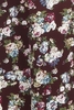 EMMA - MAROON MIXED GARDEN FLORAL DRESS