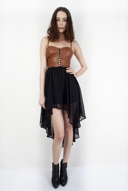 ARIYA - BLACK FLOATY SKIRT