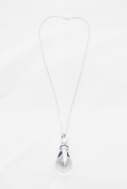 HAWK - CLEAR SILVER NECKLACE