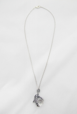 REPTCLAW - CLEAR SILVER NECKLACE