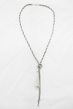 HEX - CLEAR SILVER NECKLACE