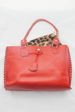 COLLINS - RED HANDBAG
